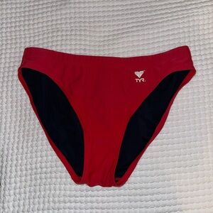 red TYR Guard Classic Bikini Bottoms women’s size medium